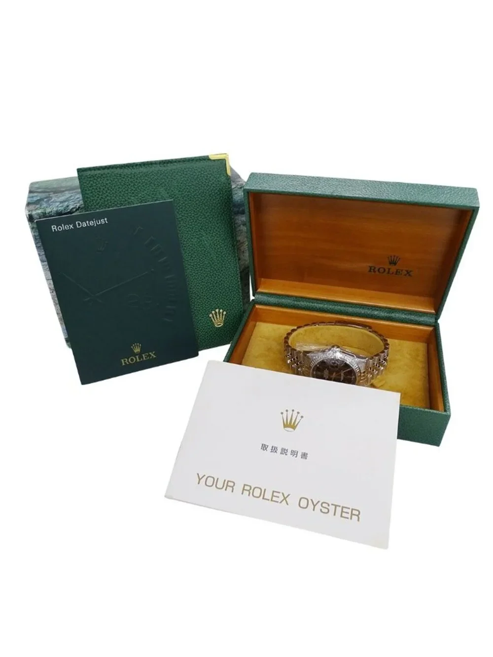 Rolex Datejust Watch Automatic at Stainless Steel White Gold WG Silver Black